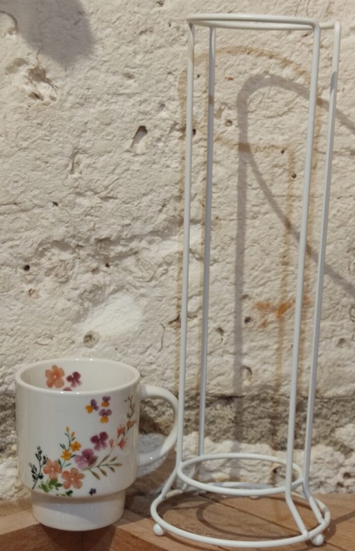 Colonne 4 Mugs fleuri – Image 3