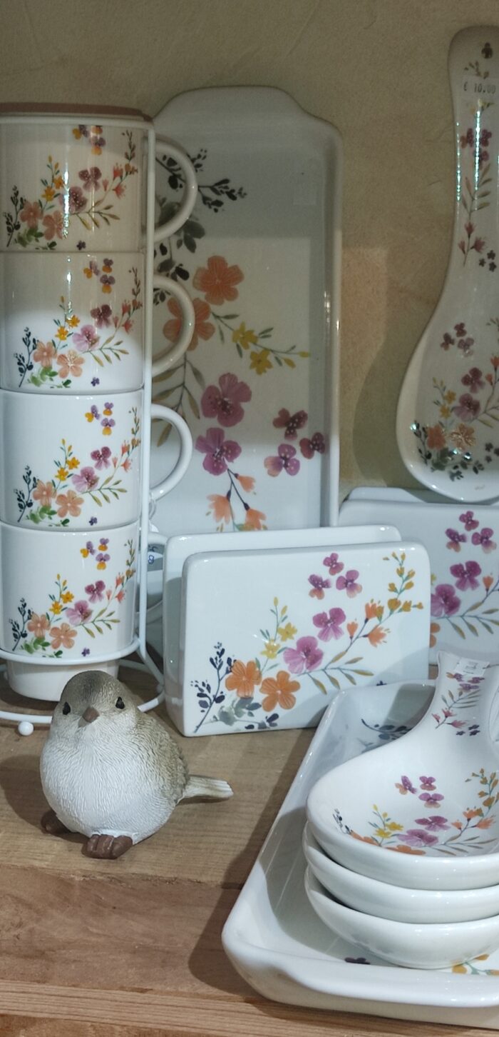 Colonne 4 Mugs fleuri – Image 2