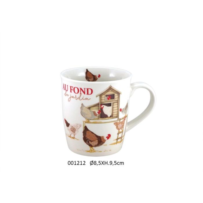 Mug motif poules