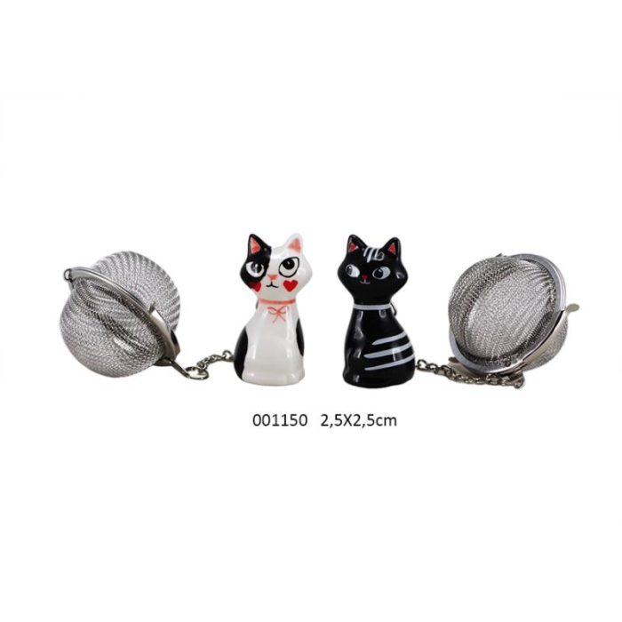 Boule à thé chat